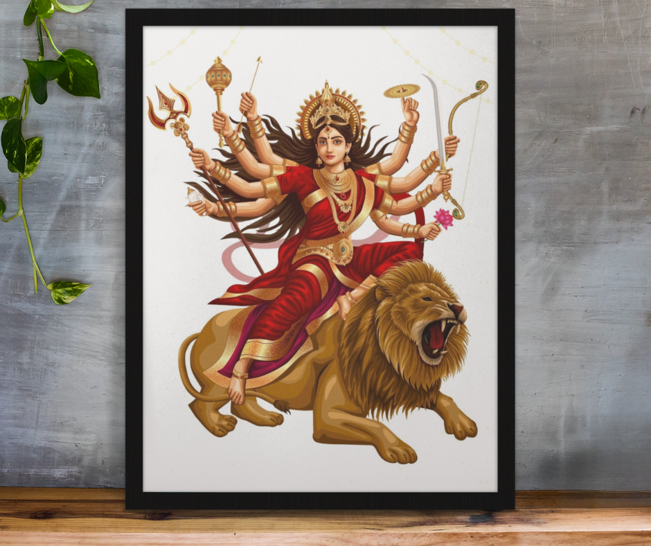 Mata Rani Printed Tshirt for Navratri