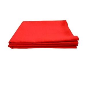 Mandir Cloth Red Pooja Aasan Cloth/Chowki Aasan Kapda Mat for Puja Table/Red Cloth for Puja Home Mandir and Temple (Size: 2 Meter)