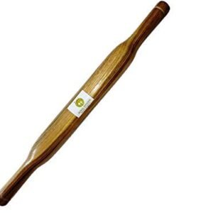 Simran Handicrafts ARMAN SPOONS Royal Teak Wood Rolling Pin/Ghati Belan Chapati Maker (14 Inch