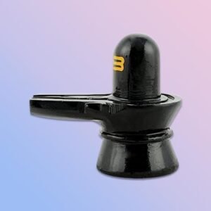 A&S Ventures Black Natural Stone Shiva Lingam Shiv Ling Shivling for Home Pooja Idol Murti for Daily Pooja Purpose Home Decor Showpiece Sawaan Shivratri Special