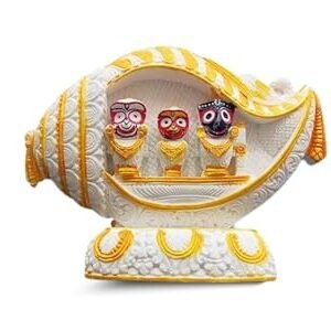 KARUKRIT COLLECTIONS Jagannath Ji Hand Made Statue Idol