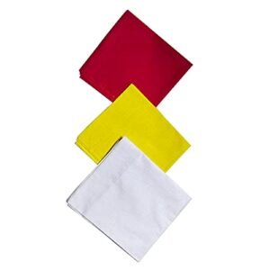 Pure Cotton Pooja Cloth !! Red Cloth for Puja !! Yellow Cloth for Puja !! White Cloth for Puja !! Cotton Cloth for Puja !! 3-Pic Combo (Red/Yellow/White Combo) !! 1 X 3- Miter