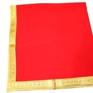 Reliable Puja Solid Aasan/Assan/Aasana Of Velvet/Puja Altar Cloth/Puja Chowki Assan/Puja Cloth For Home Mandir/Temple