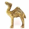 The Spiritual Living Fine Crafted Brass Camel Showpiece || Statue || Figurine || Animal Set || Home Decor || VASTU || Size - 4 Inch Diagonally Approx