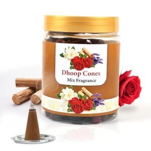 Twinster Dhoop Cones Sticks for Pooja | Dhup Batti for Meditation and Pooja | Dhop Cone Stick | 120 Cones | Lavender