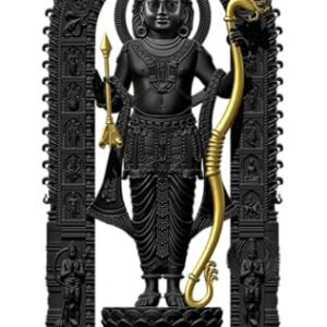 UA Homes 3D Resin Ram Lalla Murti Ayodhya Idol Statue