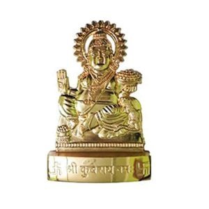 Sunrise Traditional Metal Shree Kuber Idol/Statue for Pooja