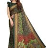 MIRCHI FASHION Women's Designer Chiffon Madhubani Printed Saree with Blouse Piece