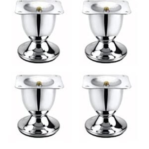 Stainless Steel (Chrome) Finish Round Sofa Leg