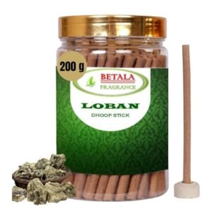 Betala Fragrance LOBAN Flavour Dhoop Sticks for Puja (Charcoal Free)