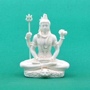 CraftVatika Shiv Shiva Murti Statue Idols Sculpture for Car Dashboard Pooja Temple Room Home Decoration & Festival Occasions Gifts (3 Inches Height