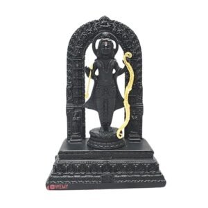 House Of Wemy Gold Plated Ayodhya Ram Lalla Idol | 3D Statue for Home Décor