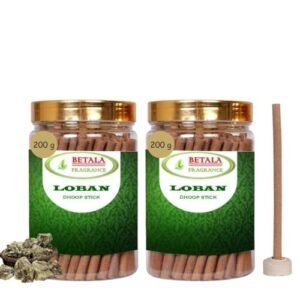 Betala Fragrance LOBAN Flavour Dhoop Sticks for Puja (Charcoal Free)