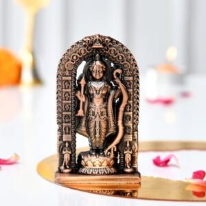 CraftVatika Copper Ram Lalla Idol Ayodhya Copper Shree Ram Lalla Murti Ayodhya Ram Idol for Home Decor