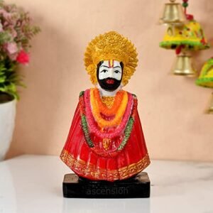 ascension God Khatu Shyam ji Murti Lord Shyam Dev Spiritual Worship Vastu Murti Religious & Idol for Temple Home Decor Office D?cor Decoration Gifts for Family Friends Office Mother Father