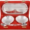 Crafts King German Silver Bowl Set With Awesome Gifts Box -Capsul 5 Pieces