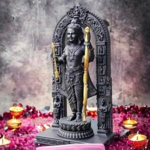 MAGIC PLUS Ram Lalla Idol 7 Inch - Shree Ramlala Polyresin Murti for Home Temple