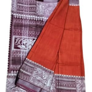 taskeen cotton saree madhubani print