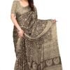 MIRCHI FASHION Women's Fancy Chiffon Madhubani Printed Saree with Blouse Piece