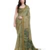 Rekha Maniyar Women's Kasavu Silk Madhubani Printed Saree With Unstitched Blouse (KERALASILK_VOL1_NS_PARENT)