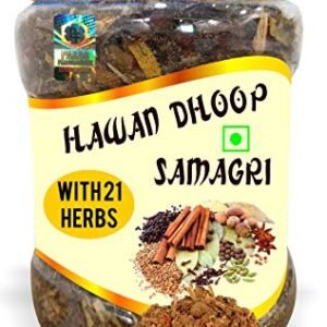 Parag Fragrances Natural Hawan Dhoop Samagri Hawan Samagri with 36 Types of Herbs / Hawan Samagri for Dhoop