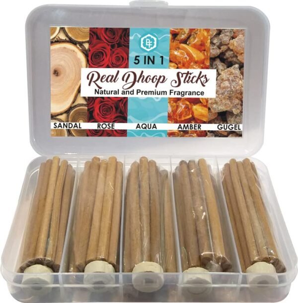 Parag Fragrances 5 in 1 Extra Premium Dhoop Sticks 250gm New Extra Premium Dhoop Sticks for Pooja and Home Fragrance